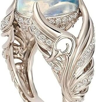 Adjustable Moonstone Ring