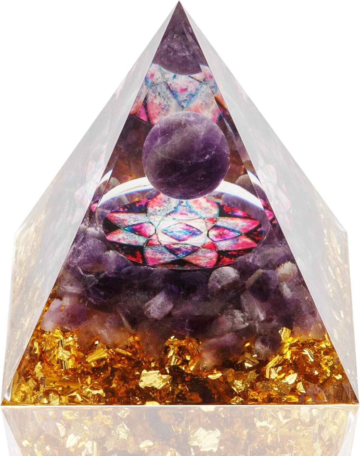 Natural Amethyst Pyramid