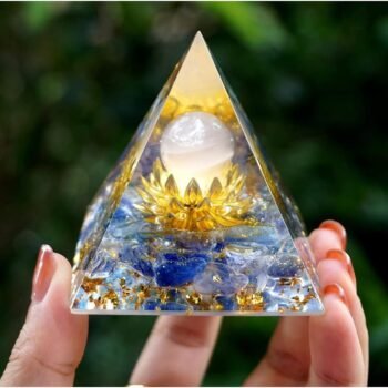 Rose Quartz Obsidian Pyramid